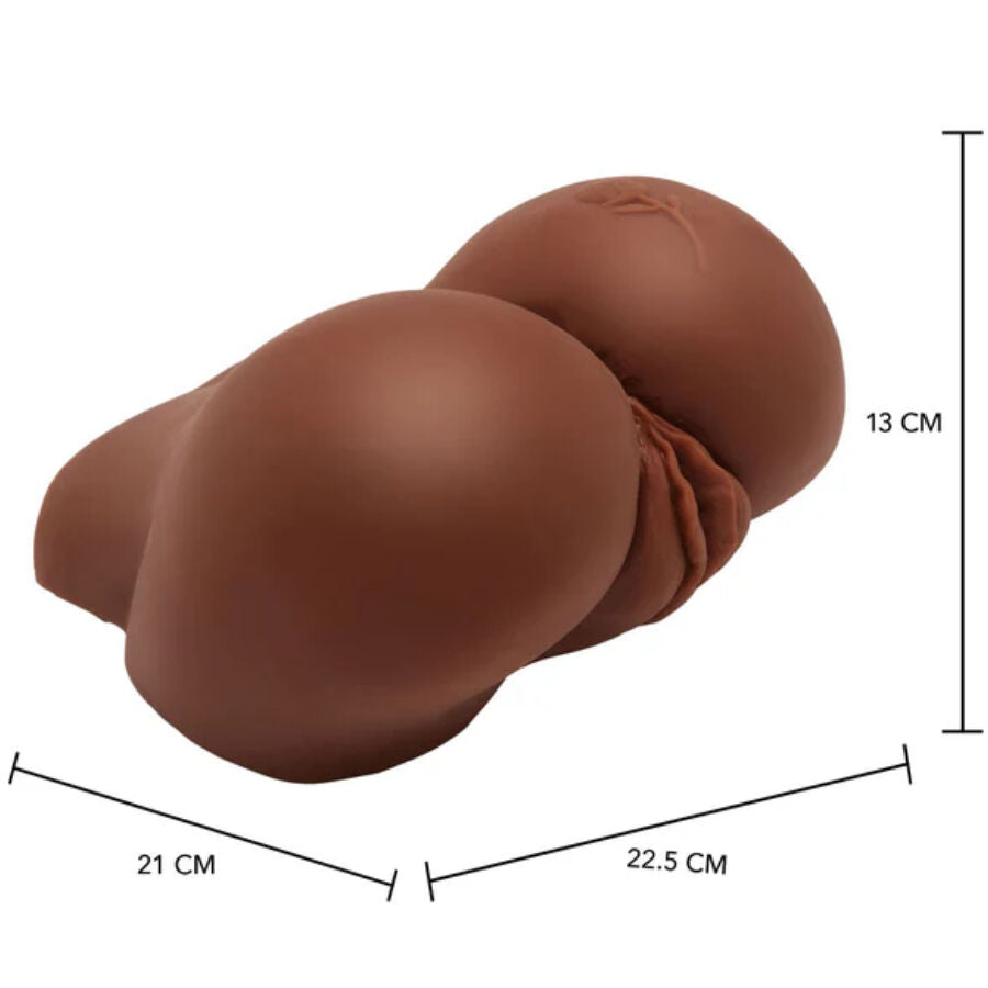 ACT - BIG ASS REALISTIC MASTURBATOR WITH BROWN VIBRATOR - NOCTURNA DESIRES