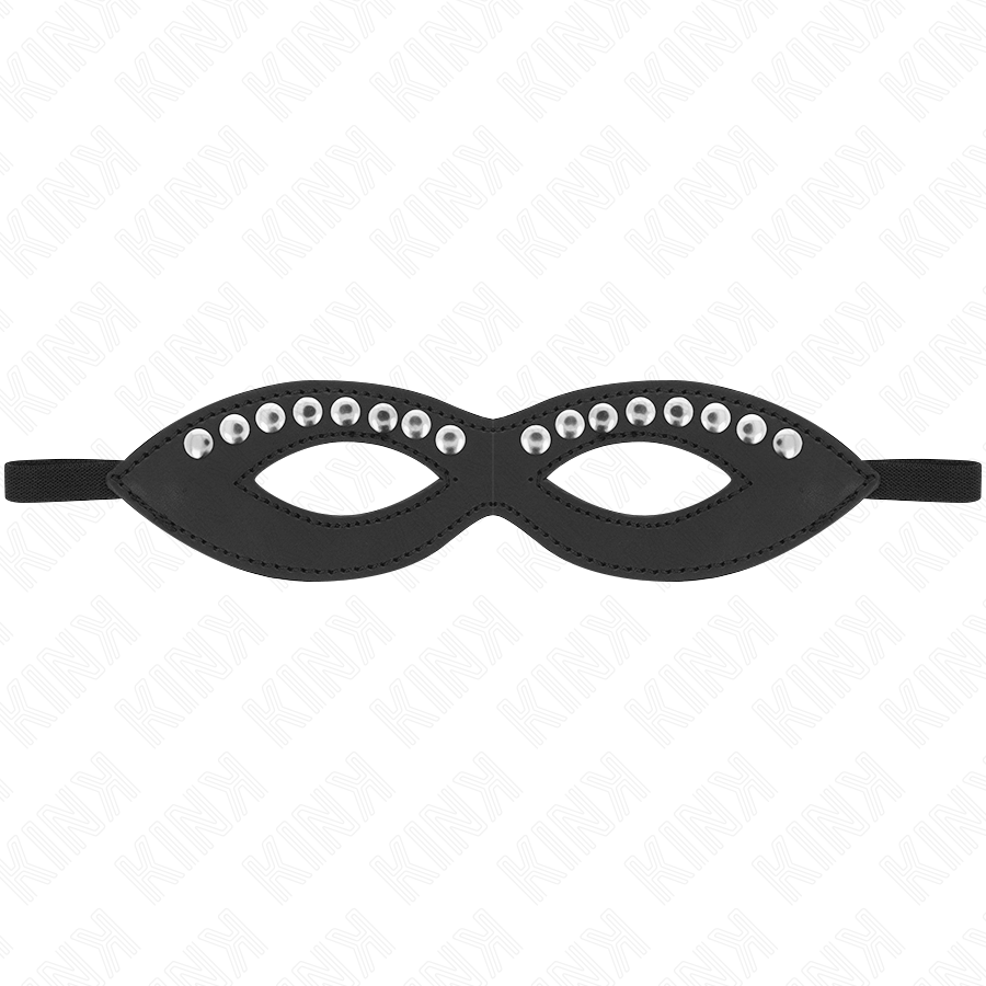 KINK - EYE MASK WITH MINI RIVETS MODEL 1 20.5 x 5.5 CM - NOCTURNA DESIRES