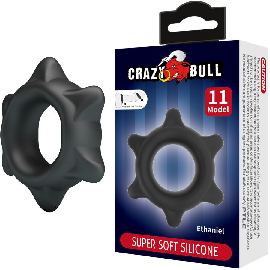 CRAZY BULL - ETHANIEL SILICONE RING MODEL 11 - NOCTURNA DESIRES