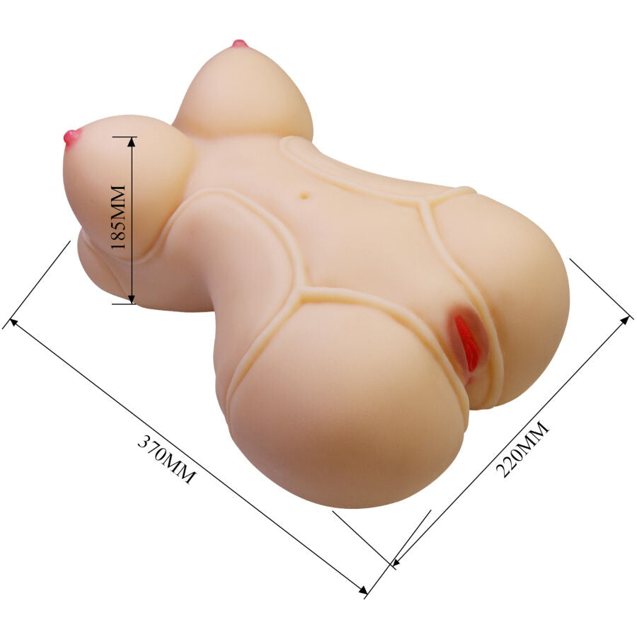 CRAZY BULL - DIANA REALISTIC FEMALE TORSO VAGINA AND ANAL 5 KG - NOCTURNA DESIRES