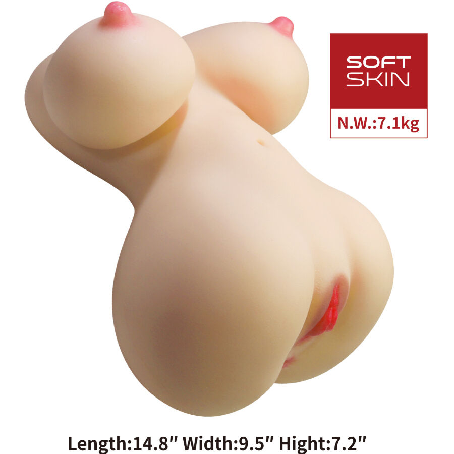 CRAZY BULL - FIONA REALISTIC FEMALE TORSO VAGINA AND ANAL 7.1 KG - NOCTURNA DESIRES