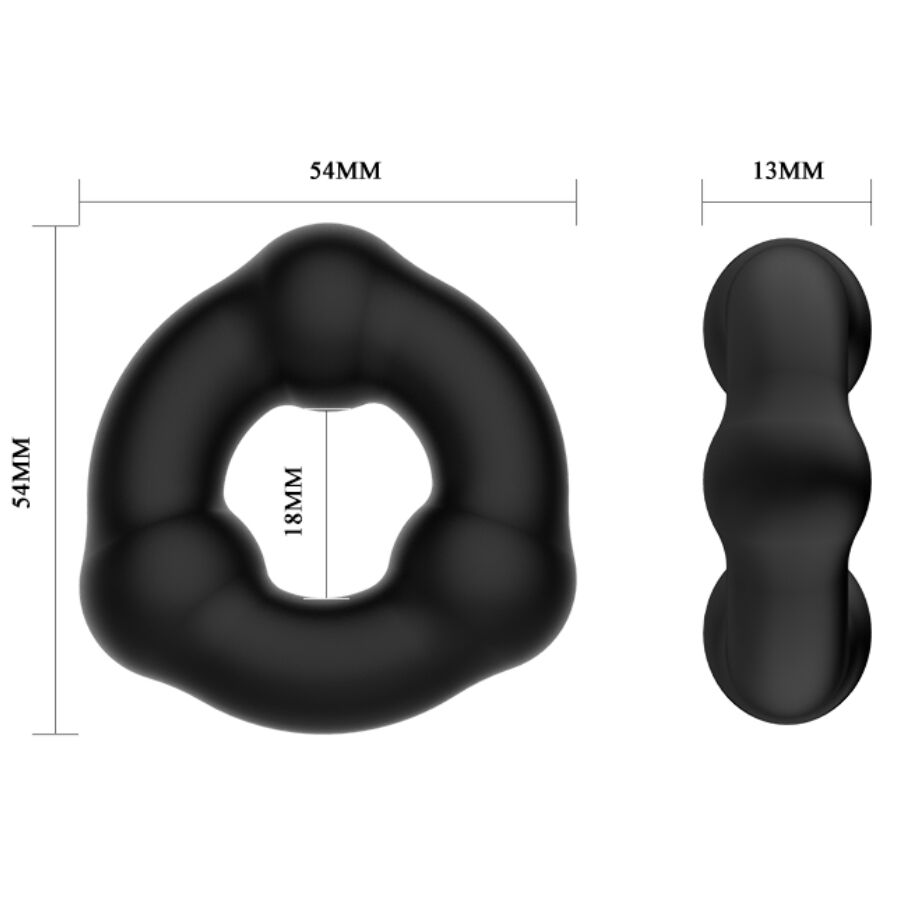 CRAZY BULL - SUPER SOFT SILICONE RING WITH NODULES CRAZY BULL NOCTURNA DESIRES