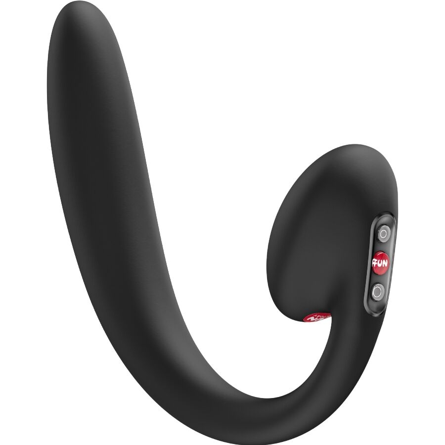 FUN FACTORY - CRESCENDO INSERTABLE DOUBLE AIR PULSE VIBRATOR BLACK - NOCTURNA DESIRES