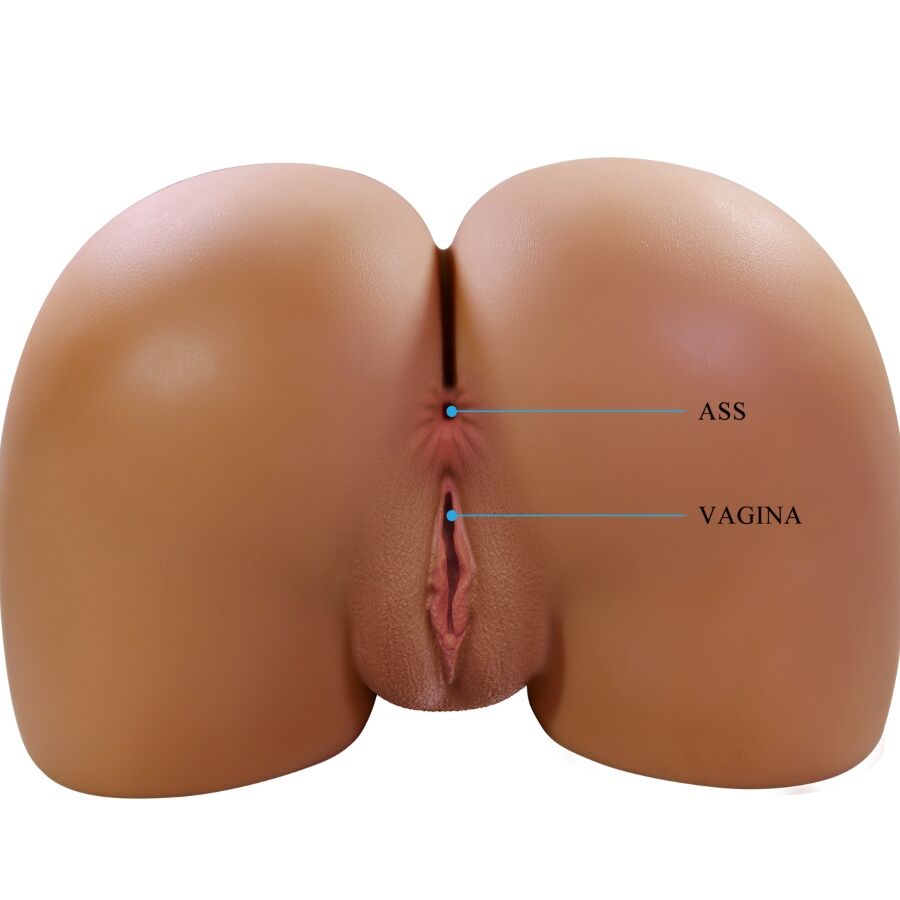 CRAZY BULL - WENDY REALISTIC FEMALE BUTT VIBRATOR AND SUCKER WITH SOUND 11 KG - NOCTURNA DESIRES