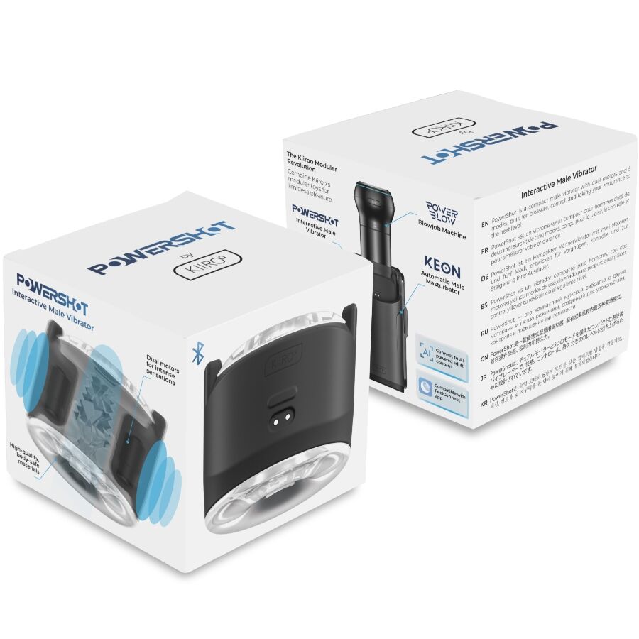 KIIROO - POWERSHOT MALE POCKET VIBRATOR - NOCTURNA DESIRES