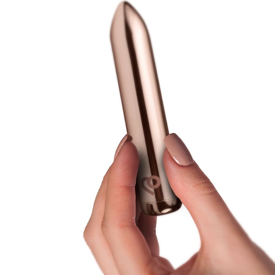 ROCKS-OFF - RECHARGEABLE VIBRATING BULLET GOLDEN ROSE - NOCTURNA DESIRES