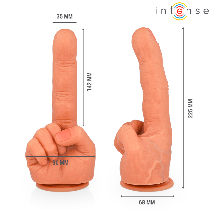 INTENSE - HUBERT G-SPOT STIMULATOR FLEXIBLE HAND 14.2 CM - NOCTURNA DESIRES
