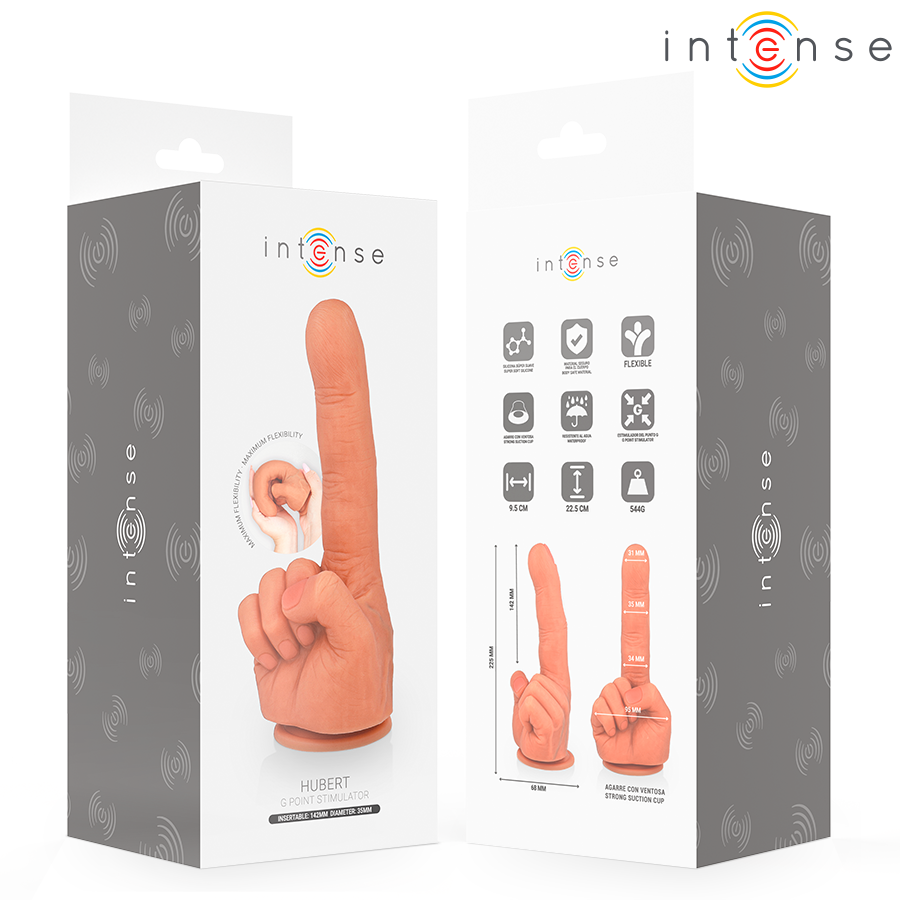 INTENSE - HUBERT G-SPOT STIMULATOR FLEXIBLE HAND 14.2 CM - NOCTURNA DESIRES