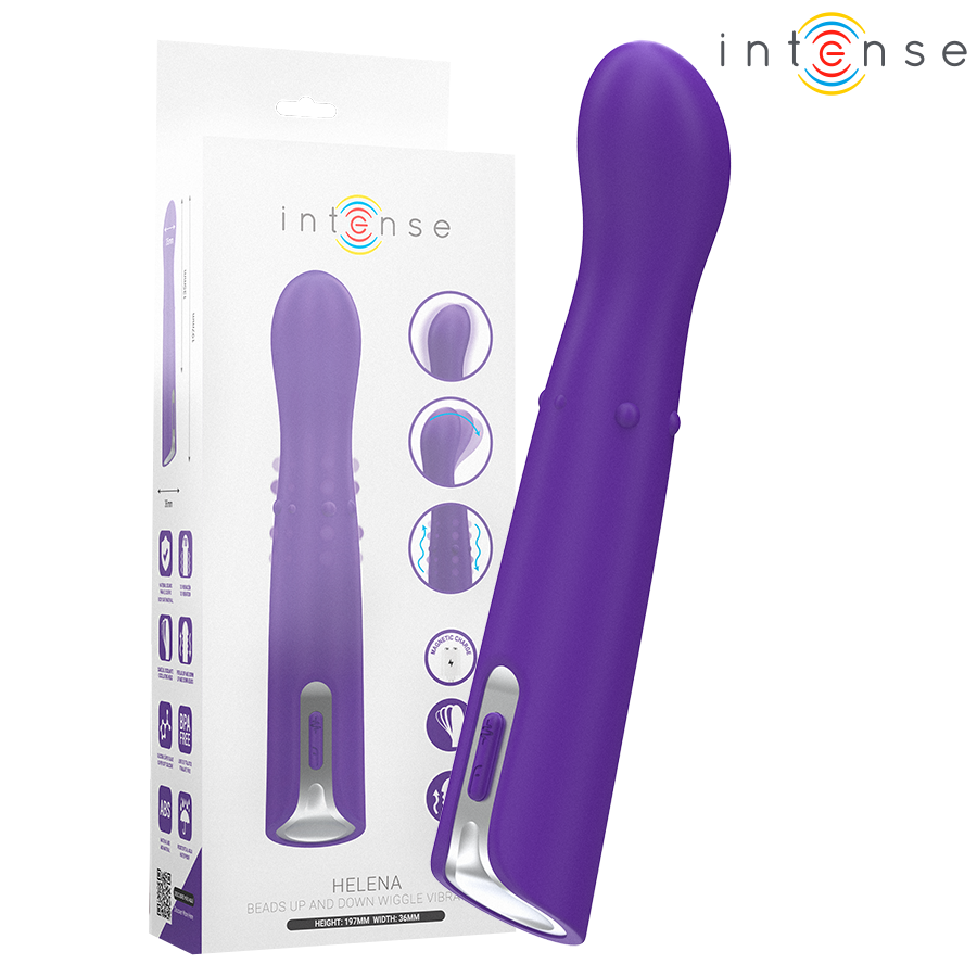 INTENSE - HELENA BEADS UP & DOWN WIGGLE VIBRATOR 13.5 CM - NOCTURNA DESIRES