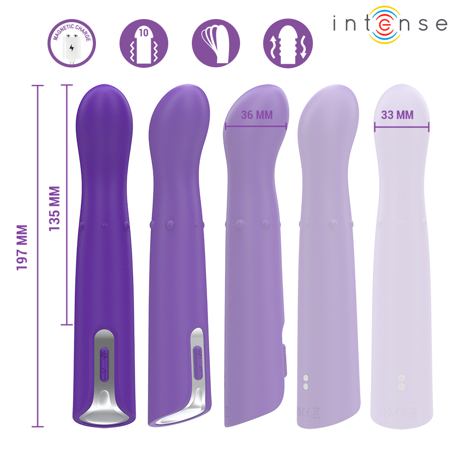 INTENSE - HELENA BEADS UP & DOWN WIGGLE VIBRATOR 13.5 CM - NOCTURNA DESIRES