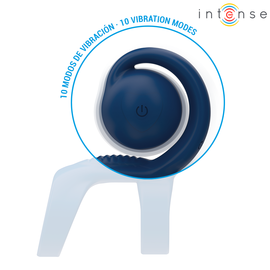 INTENSE - TYSON COCK RING WITH VIBRATING BALL Ø 3.2 CM - NOCTURNA DESIRES