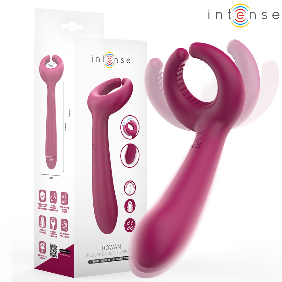 INTENSE - ROWAN INCLUSIVE COUPLE VIBRATOR - NOCTURNA DESIRES