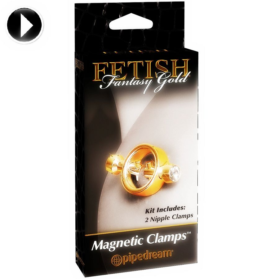 FETISH FANTASY GOLD - MAGNETIC CLAMPS FETISH FANTASY GOLD NOCTURNA DESIRES
