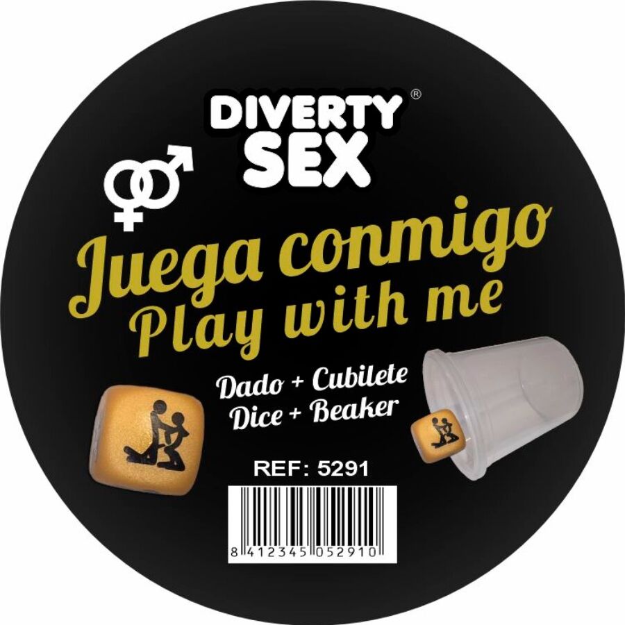 DIABLO PICANTE - GOLDEN HARD DICE WITH POSITIONS AND CUBE - NOCTURNA DESIRES