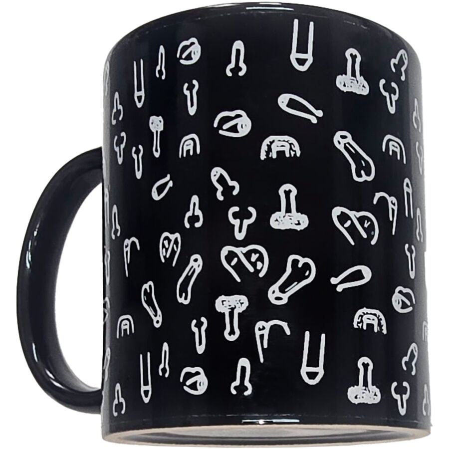 DIABLO PICANTE - PENIS MUG BLACK 370 ML - NOCTURNA DESIRES