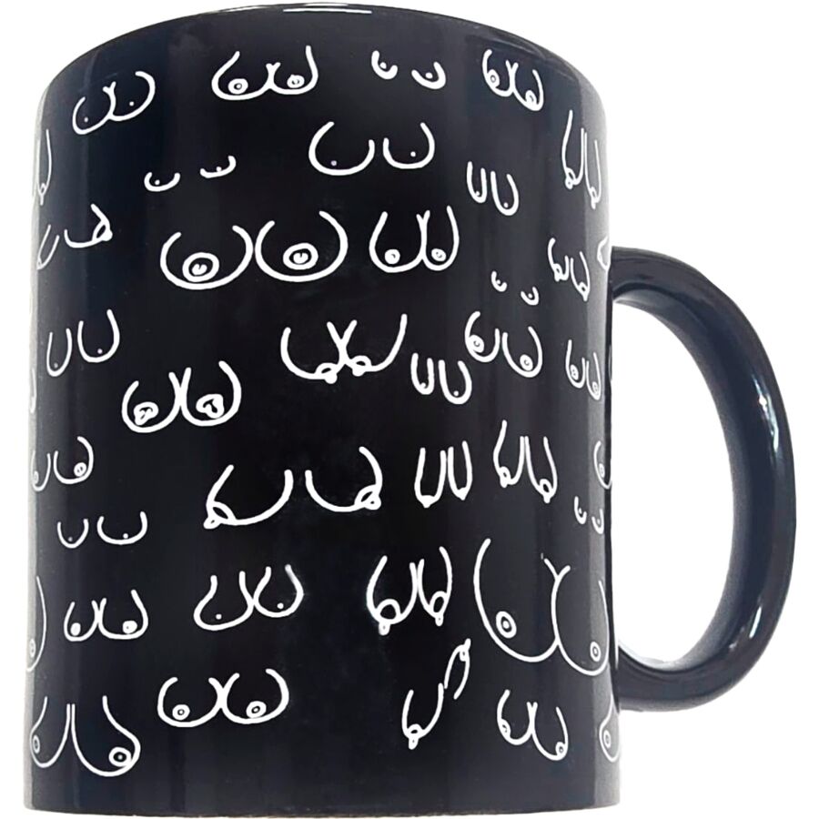 DIABLO PICANTE - BOOBS MUG BLACK 370 ML - NOCTURNA DESIRES