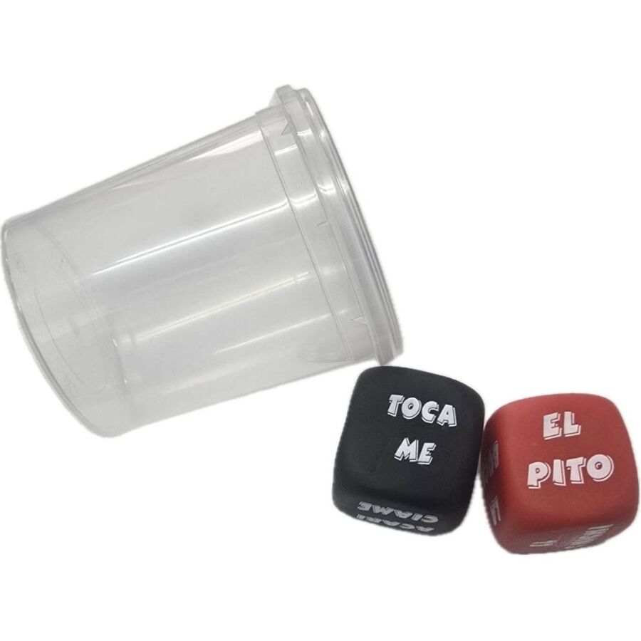 DIABLO PICANTE - DICE GAME VERB + BODY PART WITH CUP - NOCTURNA DESIRES