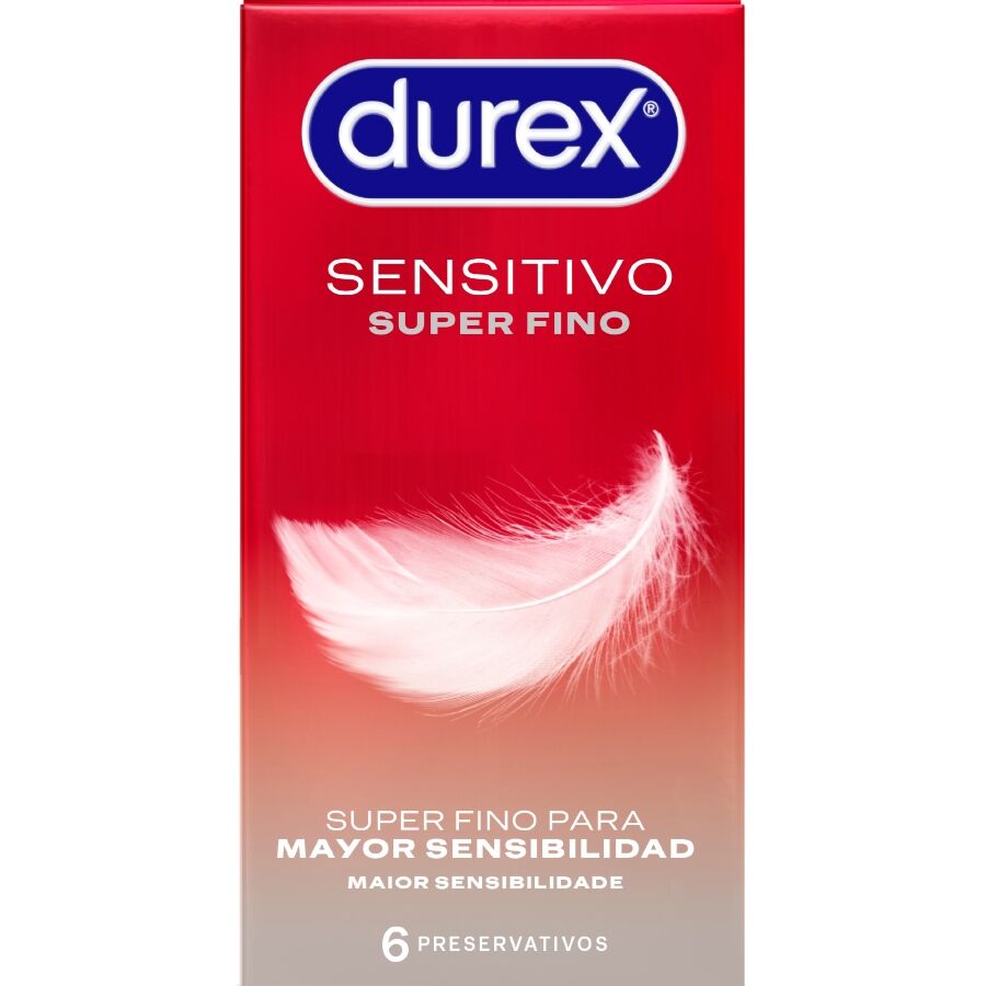 DUREX - SUPER THIN SENSITIVE 6 UNITS DUREX CONDOMS NOCTURNA DESIRES