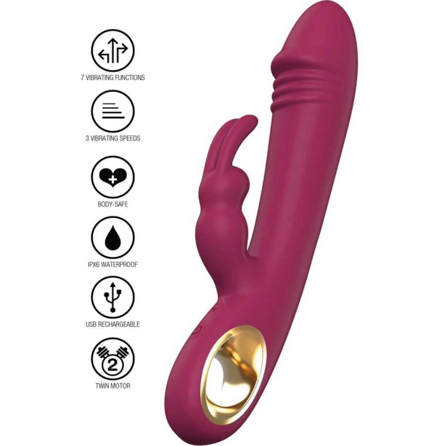 TOYJOY - TAYGETA RABBIT VIBRATOR - NOCTURNA DESIRES