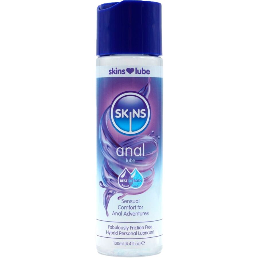 SKINS - ANAL HYBRID WATER & SILICONE-BASED LUBRICANT 130 ML - NOCTURNA DESIRES