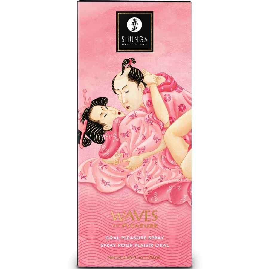 SHUNGA - WAVES PLEASURE SPRAY ORAL SEDUCTIVE WATERMELON 20 ML - NOCTURNA DESIRES