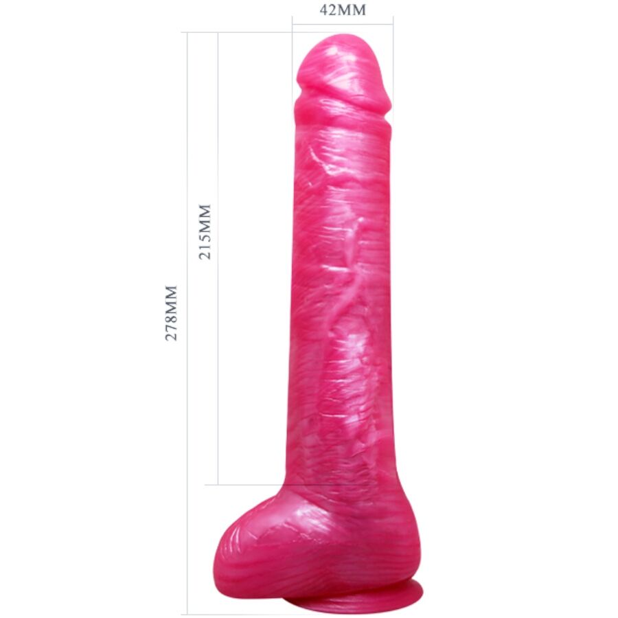 BAILE - REALISTIC PINK DILDO DONG WITH SUCTION CUP BAILE DILDOS NOCTURNA DESIRES