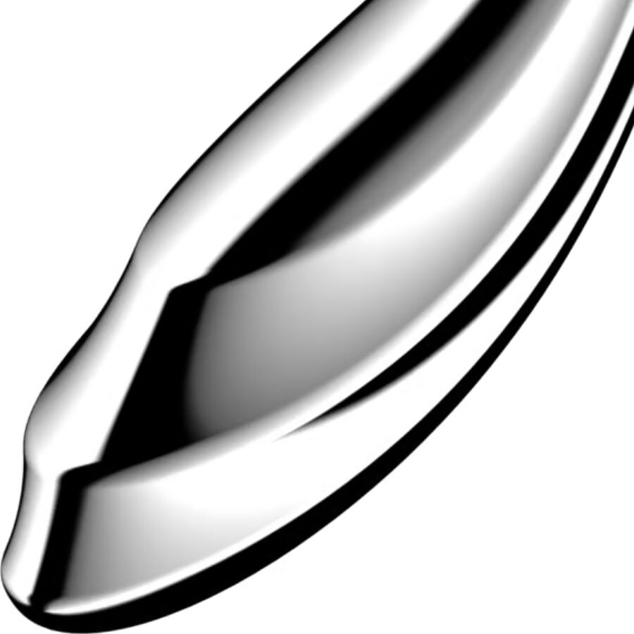 SATISFYER - PURE GRAVITY 2 STAINLESS STEEL DOUBLE-ENDED DILDO - NOCTURNA DESIRES
