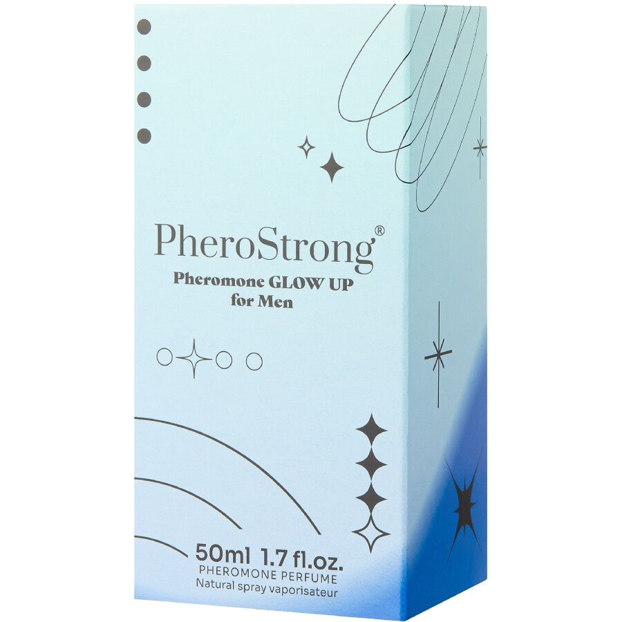 PHEROSTRONG - GLOW UP PHEROMONE PERFUME FOR MEN 50 ML - NOCTURNA DESIRES