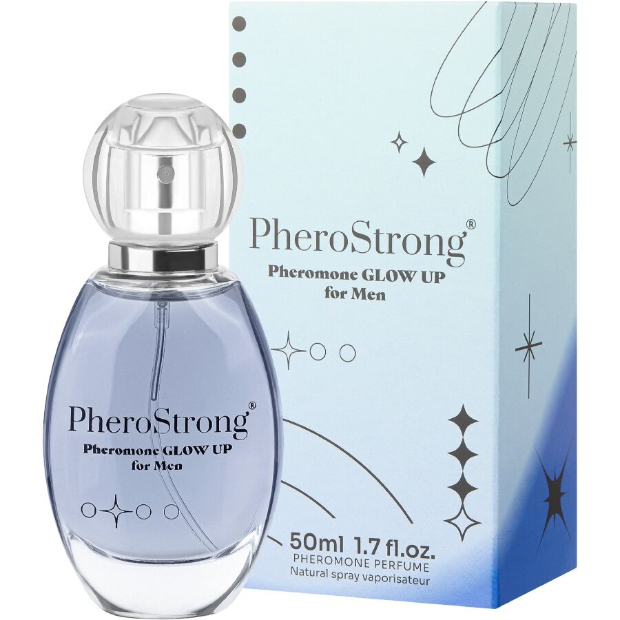 PHEROSTRONG - GLOW UP PHEROMONE PERFUME FOR MEN 50 ML - NOCTURNA DESIRES