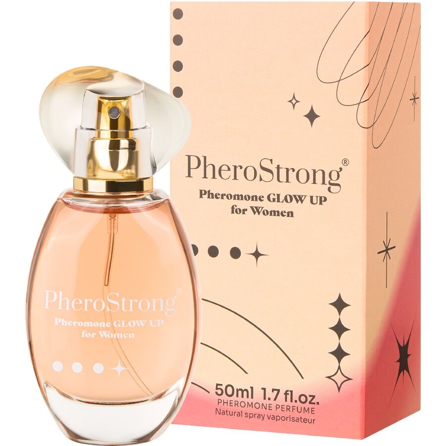 PHEROSTRONG - GLOW UP PHEROMONE PERFUME FOR WOMEN 50 ML - NOCTURNA DESIRES