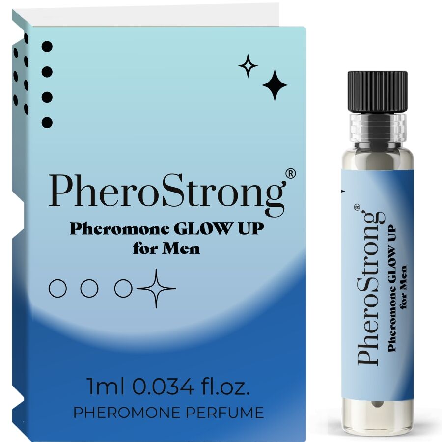 PHEROSTRONG - GLOW UP PHEROMONE PERFUME FOR MEN 1 ML - NOCTURNA DESIRES