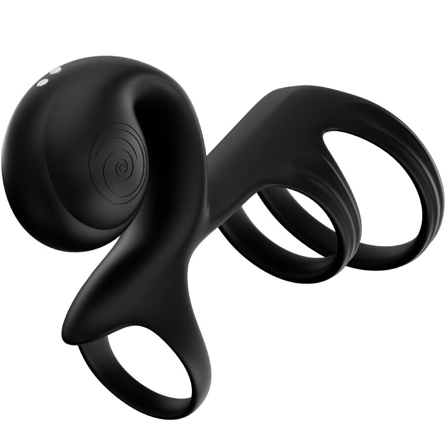 SNAIL VIBE - JOVI ARC COUPLE RING REMOTE CONTROL BLACK - NOCTURNA DESIRES