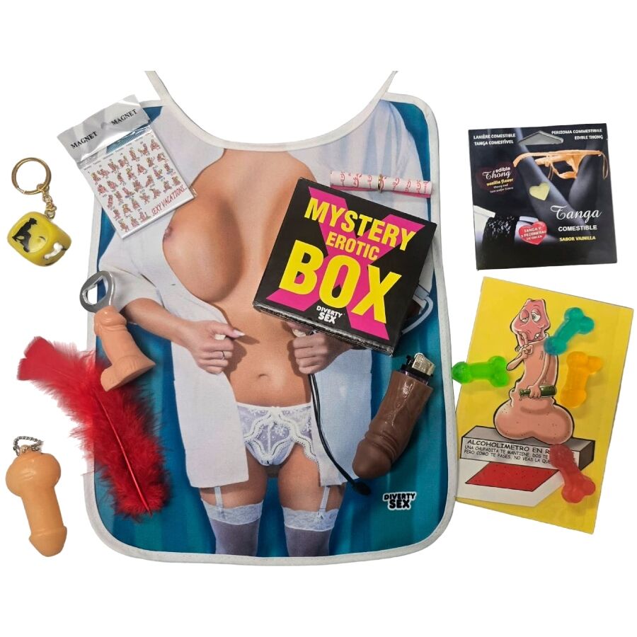 DIABLO PICANTE - MYSTERY EROTIC BOX FOR HER 10 X 10 - NOCTURNA DESIRES
