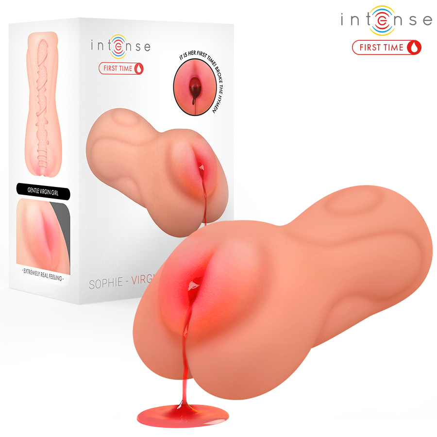 INTENSE FIRST TIME - SOPHIE VIRGIN MASTURBATOR WITH BLEEDING - NOCTURNA DESIRES