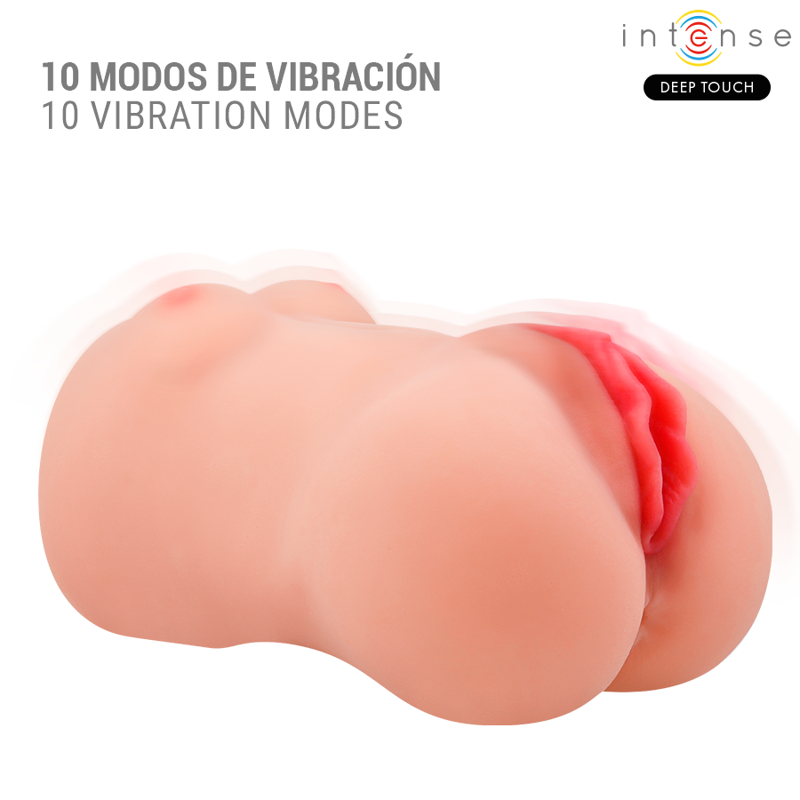 INTENSE DEEP TOUCH - CATHERINE VIBRATOR & SUCTION MASTURBATOR WITH VOICE - NOCTURNA DESIRES