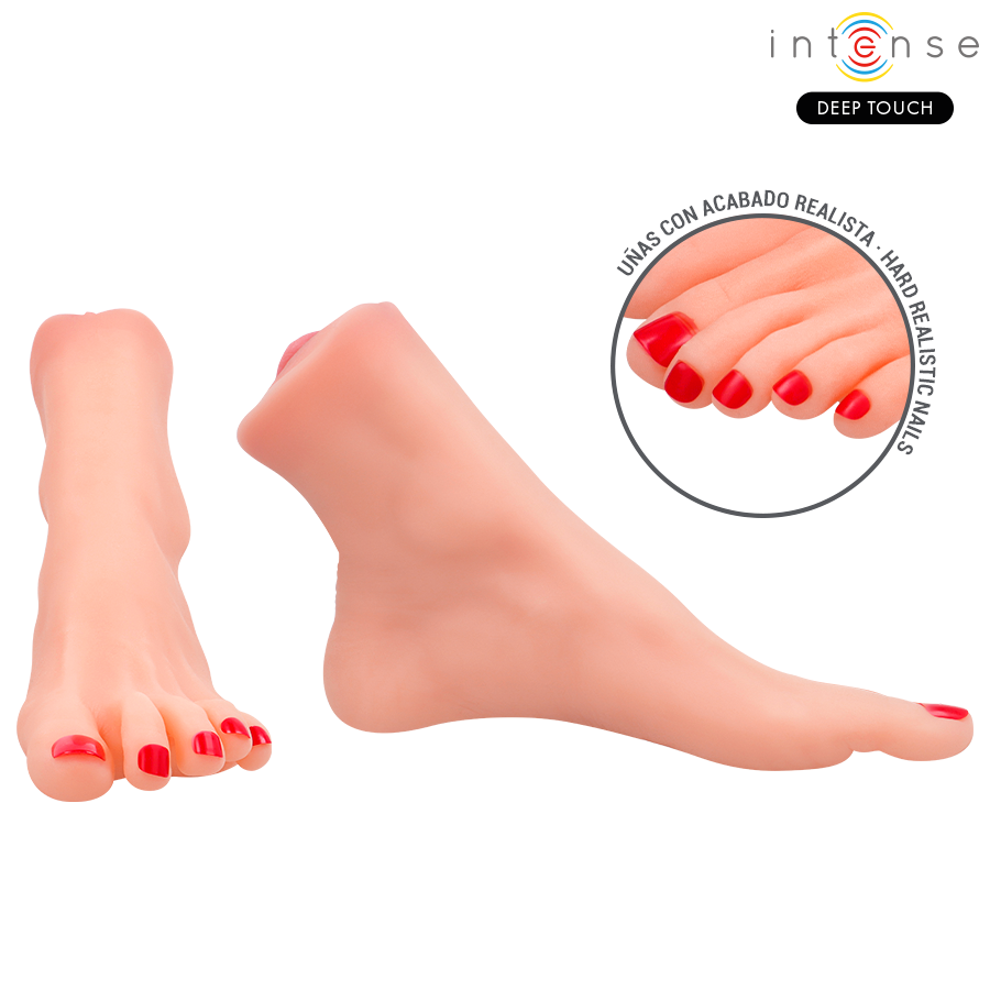 INTENSE DEEP TOUCH - GABBIE TWO-PIECE FOOT-SHAPED MASTUBADOR - NOCTURNA DESIRES