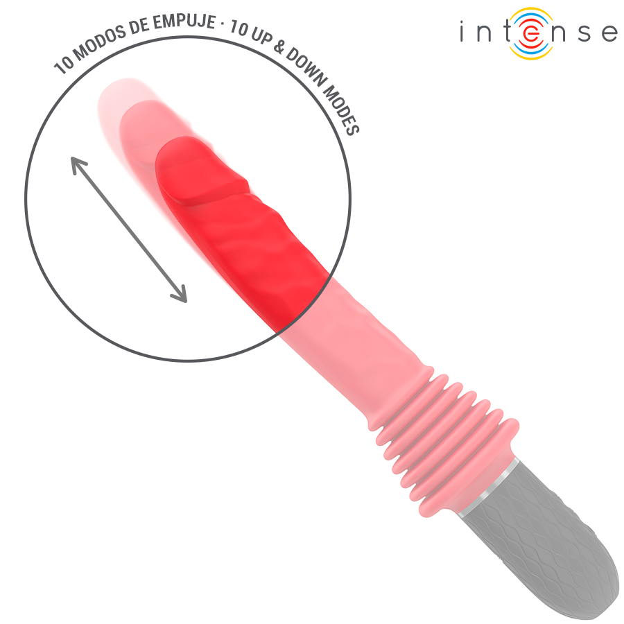INTENSE - CYNTHIA REMOTE CONTROL THRUSTING VIBRATOR WITH HEAT - NOCTURNA DESIRES