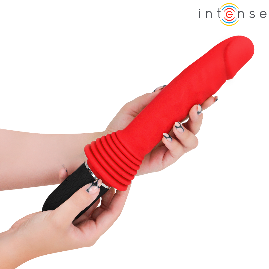 INTENSE - CYNTHIA REMOTE CONTROL THRUSTING VIBRATOR WITH HEAT - NOCTURNA DESIRES