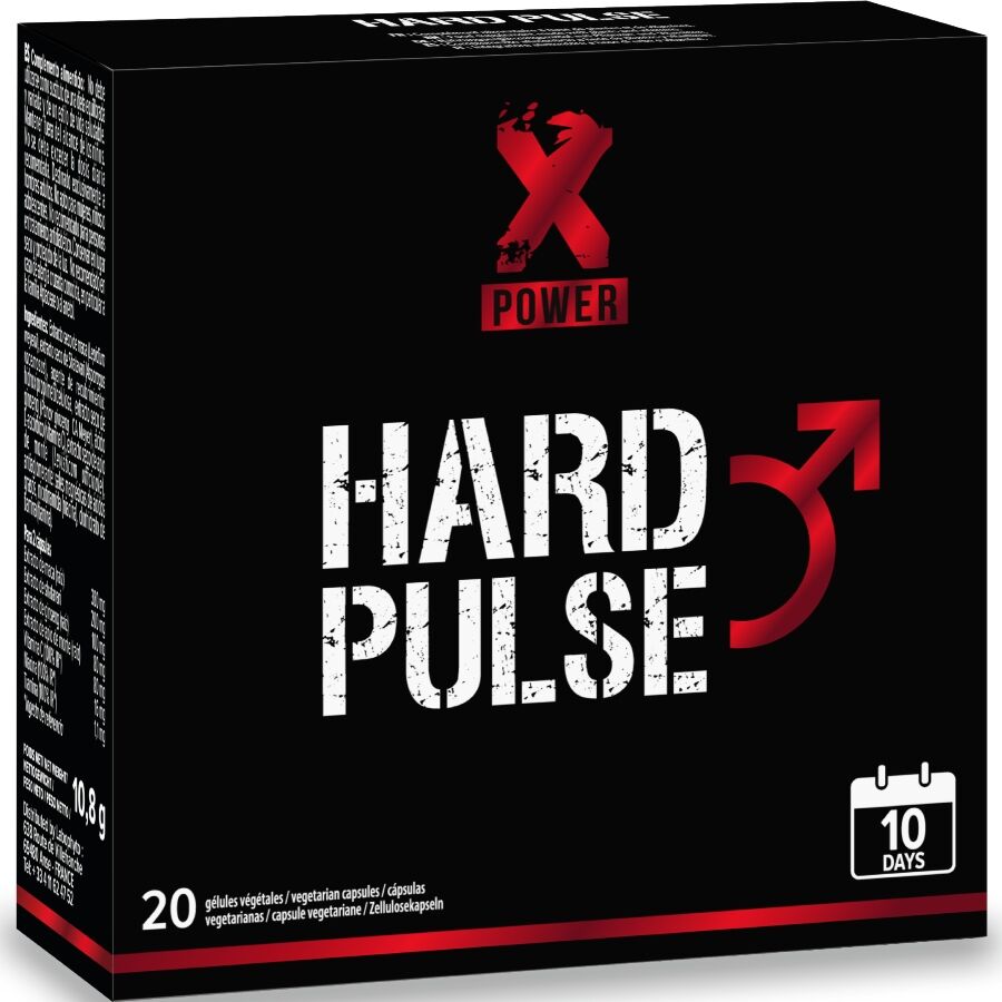 XPOWER - HARD PULSE EXPRESS TREATMENT 10 DAYS ERECTION AND STAMINA 20 CAPSULES - NOCTURNA DESIRES