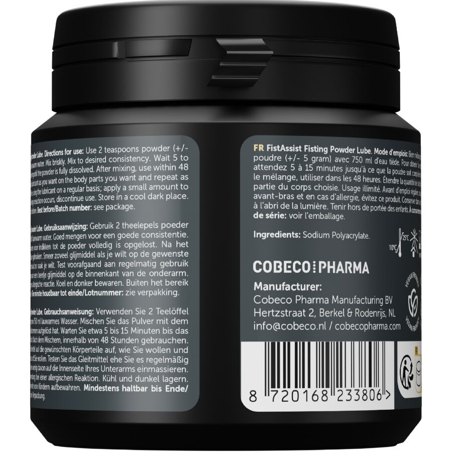COBECO - FIST ASSIST POWDER LUBE 135 GR - NOCTURNA DESIRES