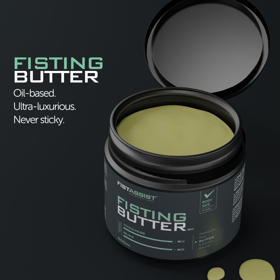 COBECO - FIST ASSIST BUTTER LUBRICANT OIL-BASED 500 ML - NOCTURNA DESIRES