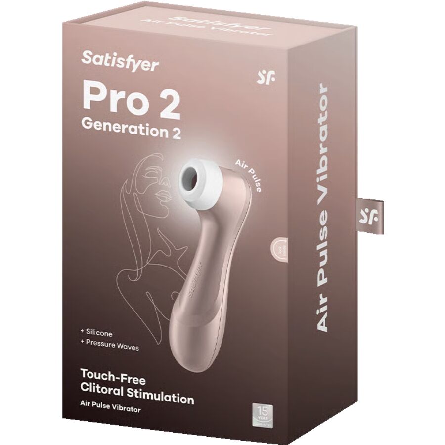 SATISFYER - PRO 2 NEW GENERATION 2 AIR PULSE VIBRATOR - NOCTURNA DESIRES