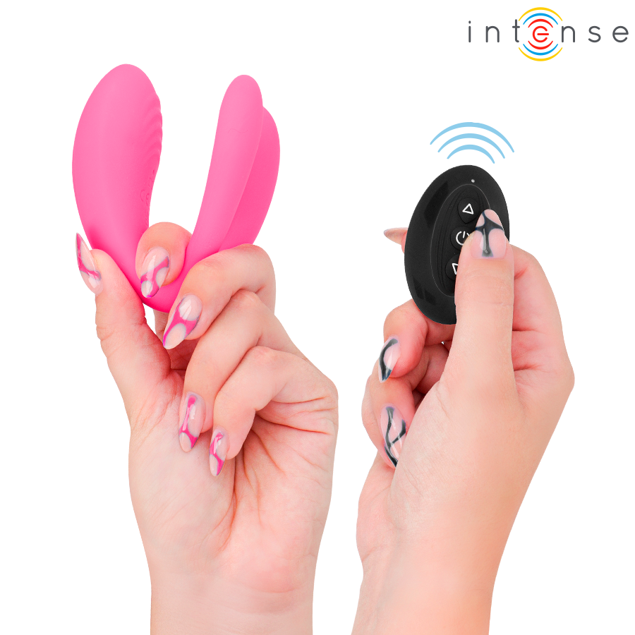 INTENSE - JULIA DOUBLE VIBRATOR CLAMP STIMULATOR REMOTE CONTROL - NOCTURNA DESIRES