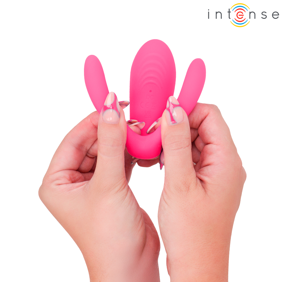INTENSE - JULIA DOUBLE VIBRATOR CLAMP STIMULATOR REMOTE CONTROL - NOCTURNA DESIRES