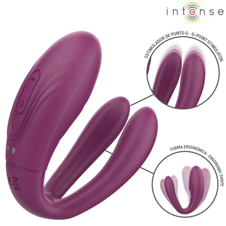 INTENSE - SANDRA TAPPING AND VIBRATION CLAMP STIMULATOR REMOTE CONTROL - NOCTURNA DESIRES