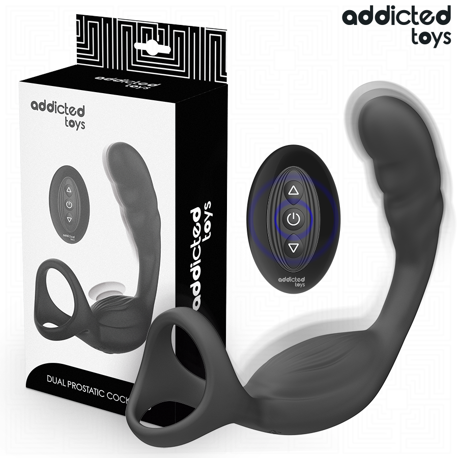 ADDICTED TOYS - DUAL PROSTATIC COCK RING REMOTE CONTROL - NOCTURNA DESIRES