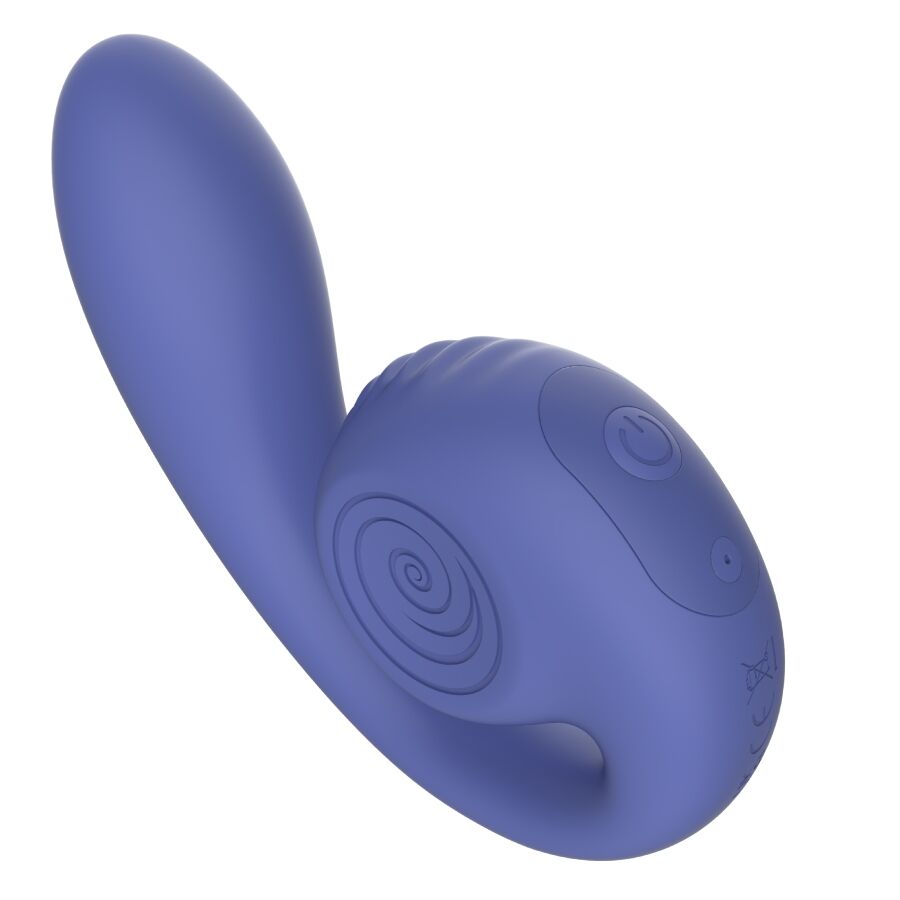 SNAIL VIBE - GIZI LITE DUAL G-SPOT & CLITORAL PURPLE VIBRATOR - NOCTURNA DESIRES