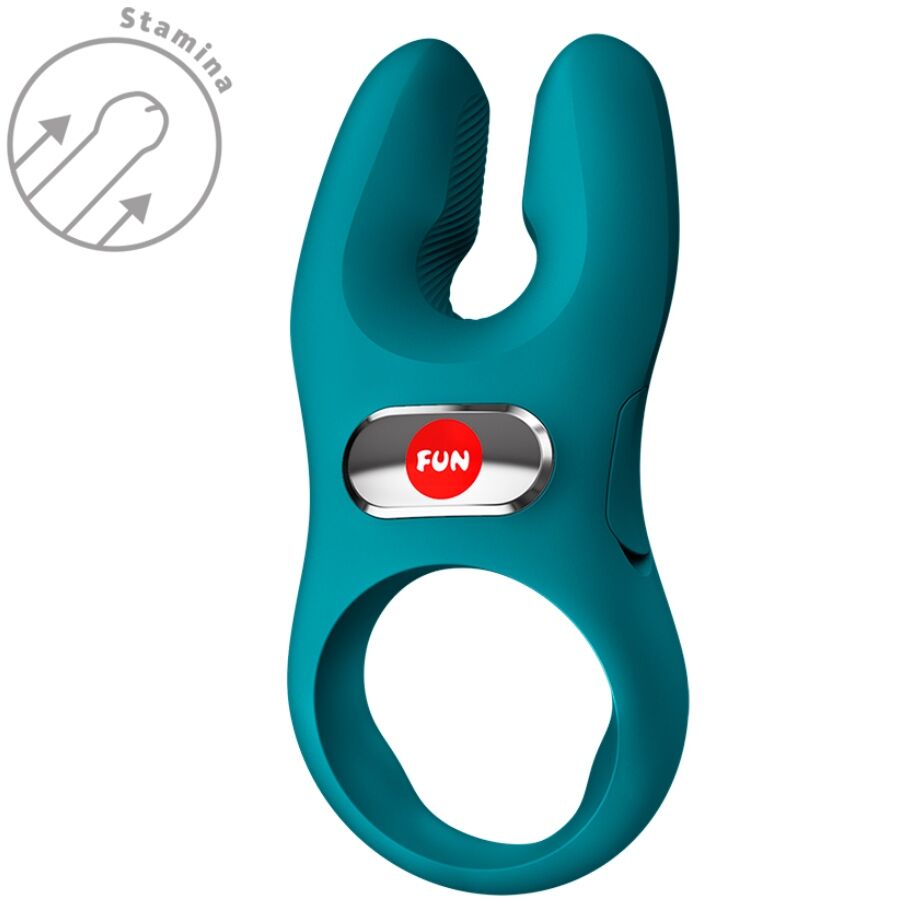 FUN FACTORY - NOS PRO VIBRATING COCK RING BOTTLE GREEN - NOCTURNA DESIRES