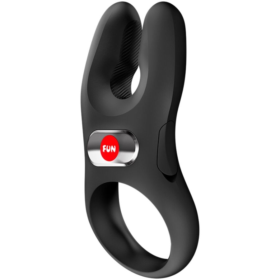 FUN FACTORY - NOS PRO VIBRATING COCK RING BLACK - NOCTURNA DESIRES