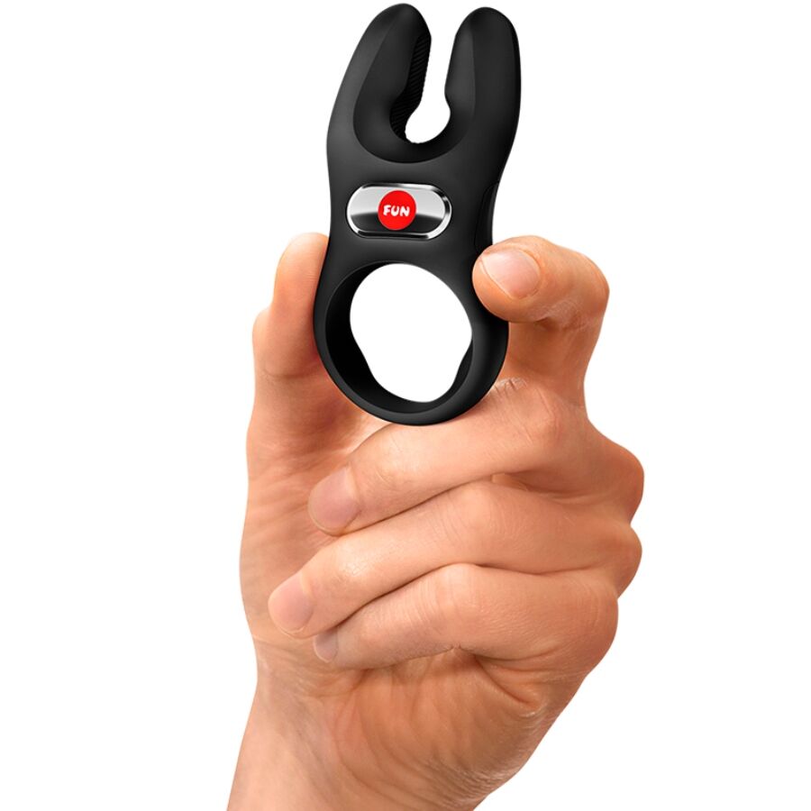 FUN FACTORY - NOS PRO VIBRATING COCK RING BLACK - NOCTURNA DESIRES